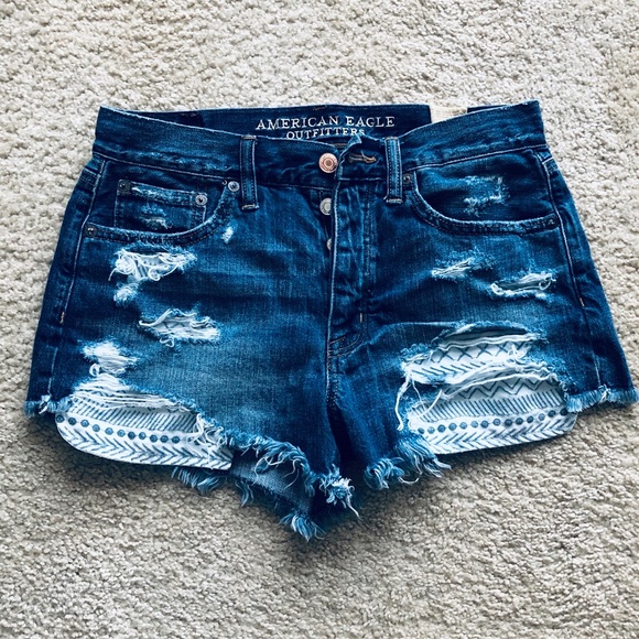 American Eagle Outfitters Denim - American Eagle hi-wasted shorts